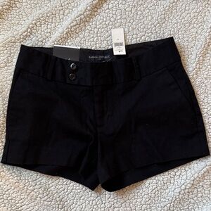 Banana Republic High Waist Black Shorts